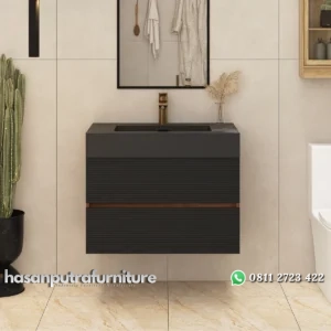ELENDRA Wastafel Kabinet Laci Gantung Minimalis Hasan Putra Furniture Jepara - Indonesia Furniture