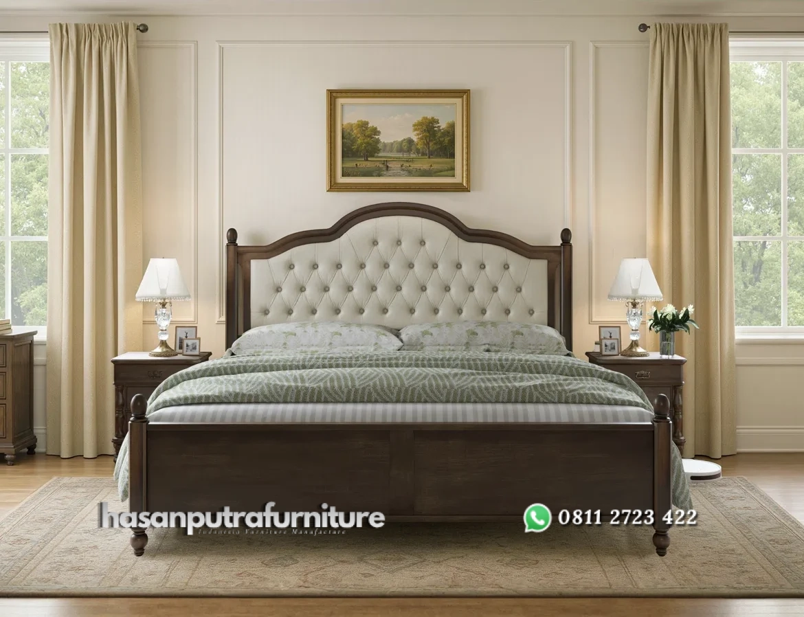 Ebillal Tempat Tidur Jok Kain Desain Klasik Modern Hasan Putra Furniture Jepara - Indonesia Furniture 1 Ebillal Tempat Tidur Jok Kain Desain Klasik Modern Hasan Putra Furniture Jepara - Indonesia Furniture