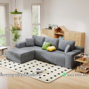 Ellie Set Sofa Tamu Sudut Multifungsi Desain Minimalis Hasan Putra Furniture Jepara - Indonesia Furniture