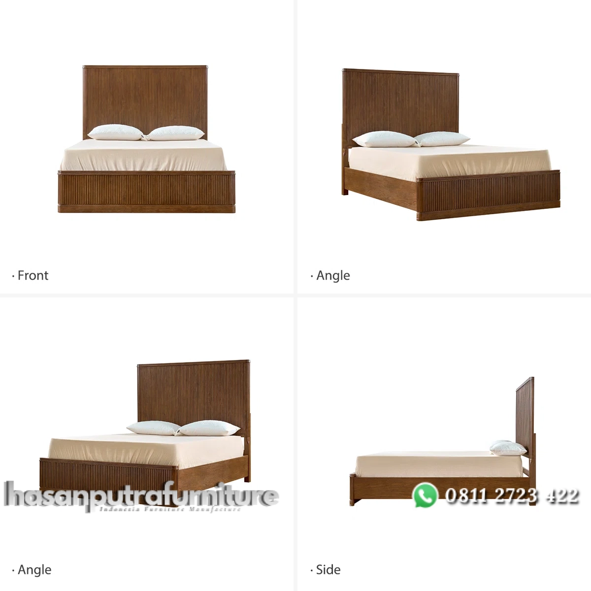 Ericka Tempat Tidur Kayu Jati Solid Mewah Minimalis Hasan Putra Furniture Jepara - Indonesia Furniture 3 Ericka Tempat Tidur Kayu Jati Solid Mewah Minimalis Hasan Putra Furniture Jepara - Indonesia Furniture - Gambar 3