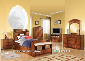 Full Set Kamar Anak Hasan Putra Furniture Jepara - Indonesia Furniture