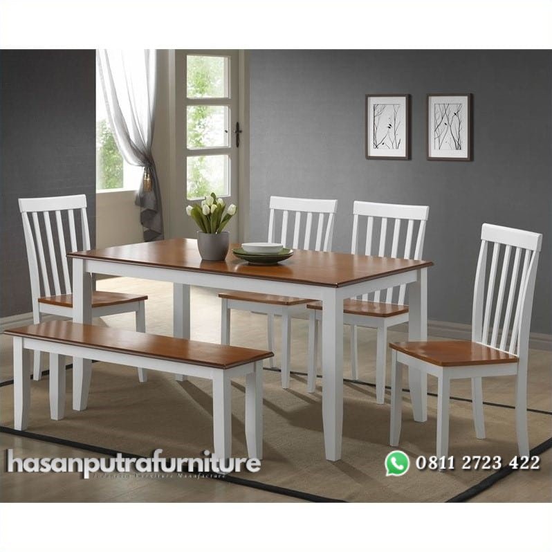 Full Set Meja Makan Minimalis Hasan Putra Furniture Jepara - Indonesia Furniture 1 Full Set Meja Makan Minimalis Hasan Putra Furniture Jepara - Indonesia Furniture