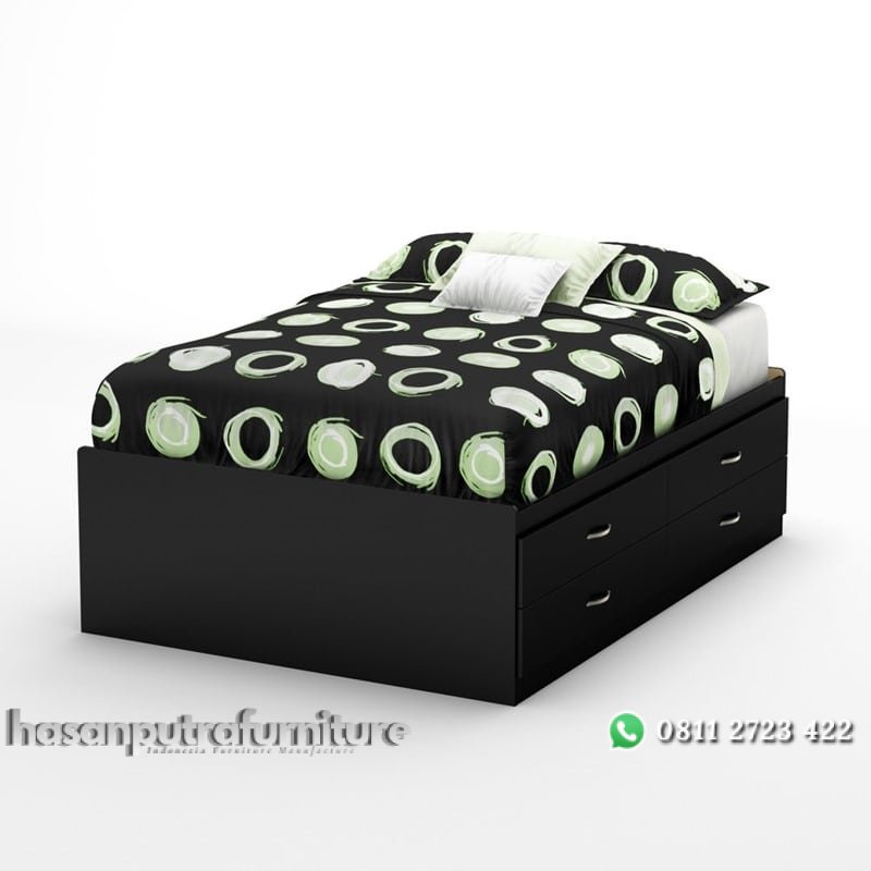 Tempat Tidur Minimalis Kayu Jati Black Hasan Putra Furniture Jepara - Indonesia Furniture 2 Tempat Tidur Minimalis Kayu Jati Black Hasan Putra Furniture Jepara - Indonesia Furniture - Gambar 2