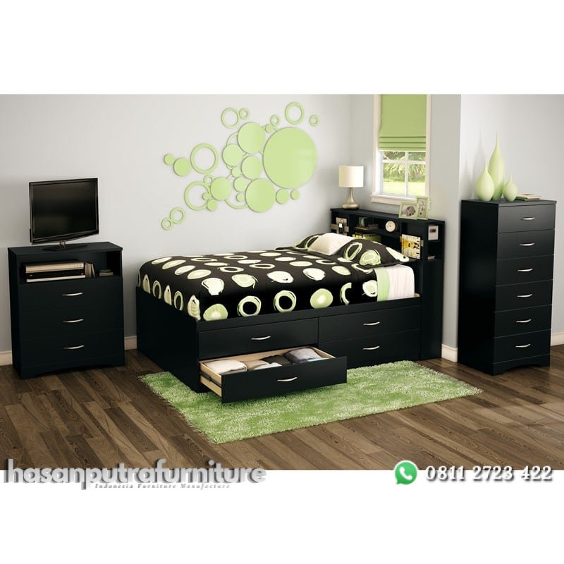Tempat Tidur Minimalis Kayu Jati Black Hasan Putra Furniture Jepara - Indonesia Furniture 3 Tempat Tidur Minimalis Kayu Jati Black Hasan Putra Furniture Jepara - Indonesia Furniture - Gambar 3