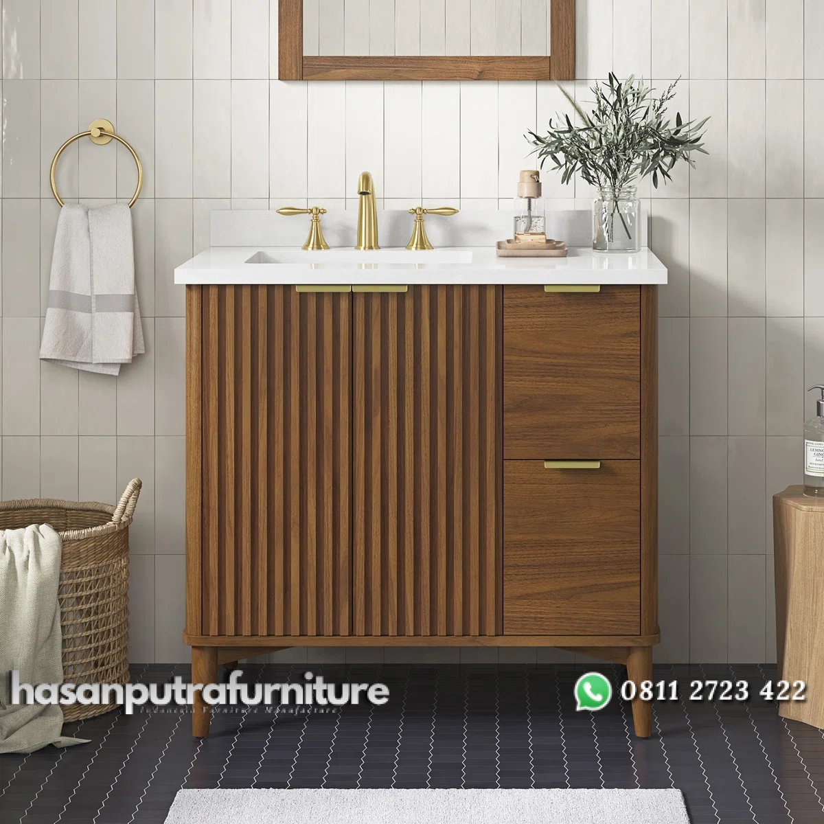 GABI Wastafel Kabinet 2 Pintu Laci Kayu Jati Minimalis Hasan Putra Furniture Jepara - Indonesia Furniture 1 GABI Wastafel Kabinet 2 Pintu Laci Kayu Jati Minimalis Hasan Putra Furniture Jepara - Indonesia Furniture