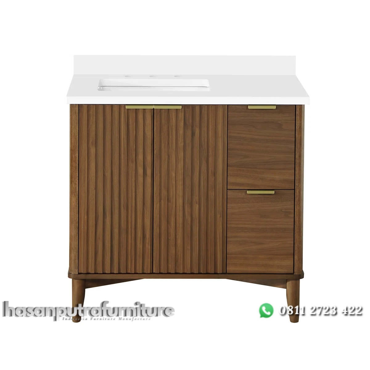 GABI Wastafel Kabinet 2 Pintu Laci Kayu Jati Minimalis Hasan Putra Furniture Jepara - Indonesia Furniture 2 GABI Wastafel Kabinet 2 Pintu Laci Kayu Jati Minimalis Hasan Putra Furniture Jepara - Indonesia Furniture - Gambar 2