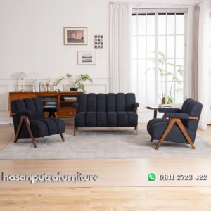 George Callen Set Sofa Tamu Kekinian Kayu Jati Minimalis Hasan Putra Furniture Jepara - Indonesia Furniture