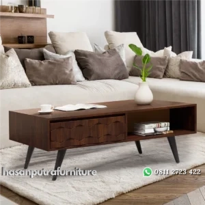Georgina Meja Tamu Terbaru Unik Desain Minimalis Hasan Putra Furniture Jepara - Indonesia Furniture
