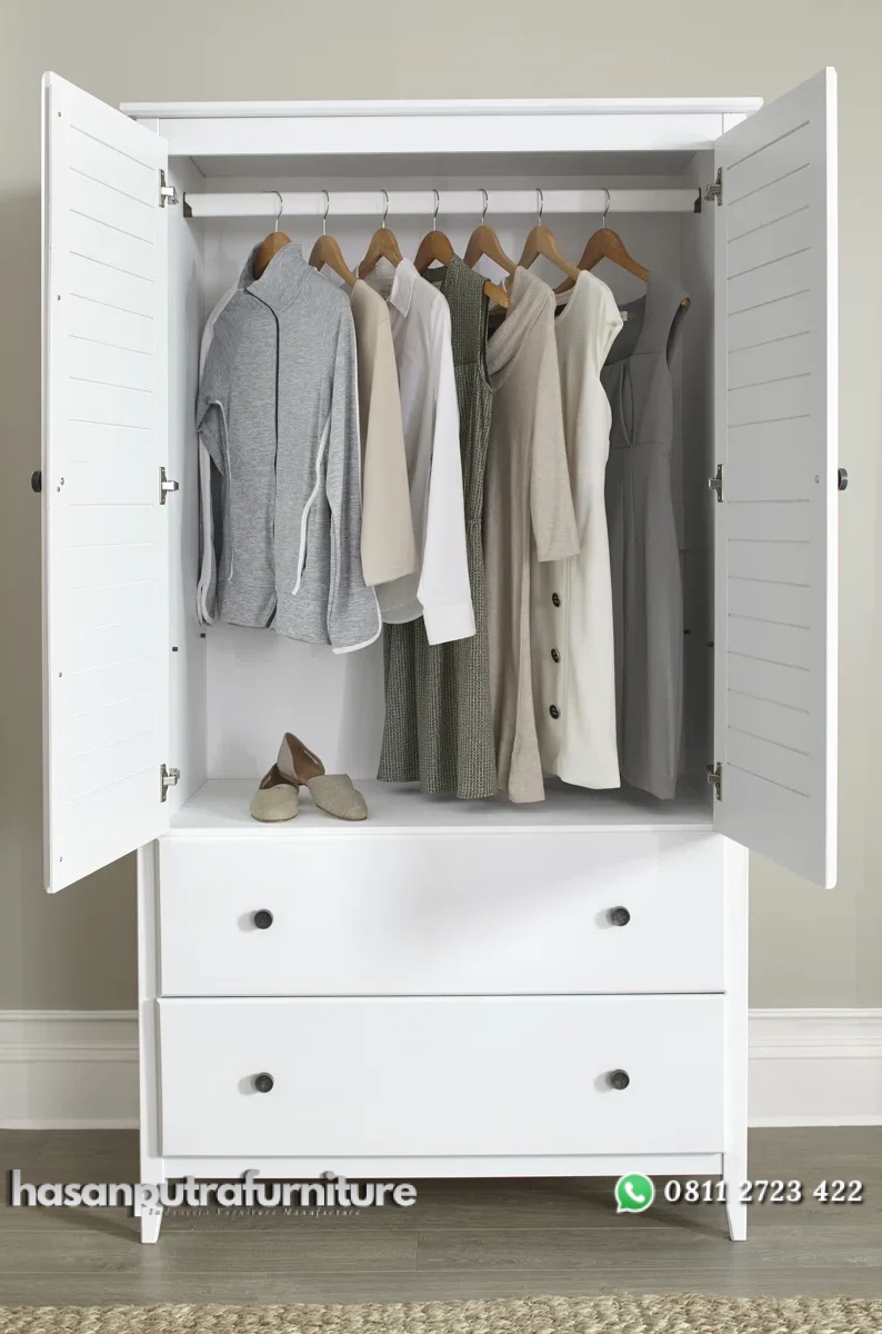 Grianny Lemari Pakaian 2 Pintu Cat Duco Minimalis Hasan Putra Furniture Jepara - Indonesia Furniture 3 Grianny Lemari Pakaian 2 Pintu Cat Duco Minimalis Hasan Putra Furniture Jepara - Indonesia Furniture - Gambar 3