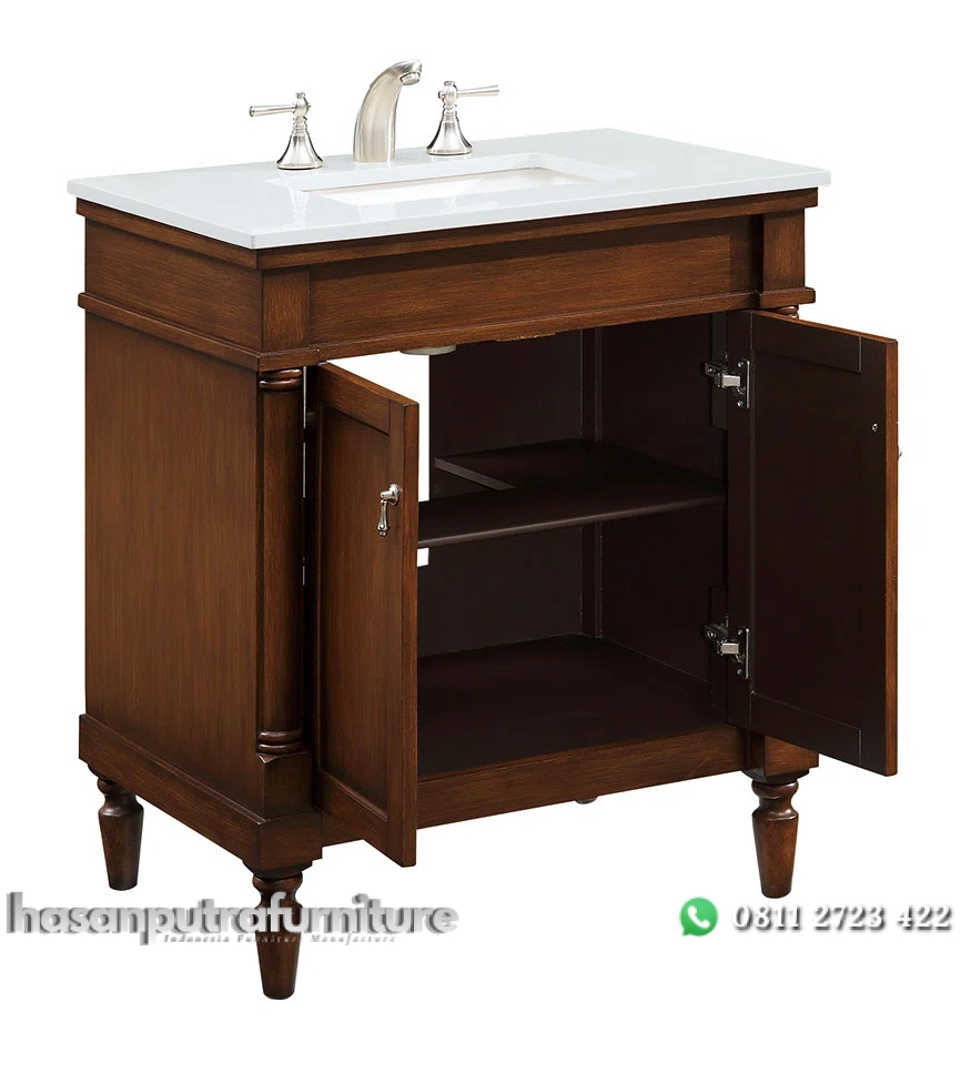ISSABEL Wastafel Cabinet Serbaguna Klasik Kayu Jati Hasan Putra Furniture Jepara - Indonesia Furniture 3 ISSABEL Wastafel Cabinet Serbaguna Klasik Kayu Jati Hasan Putra Furniture Jepara - Indonesia Furniture - Gambar 3