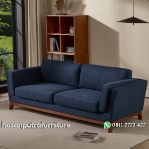Javline Sofa Tamu Minimalis Modern Kayu Jati Terbaru Hasan Putra Furniture Jepara - Indonesia Furniture