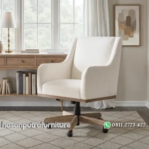 Julia Kursi Kerja Kantor Desain Minimalis Modern Hasan Putra Furniture Jepara - Indonesia Furniture