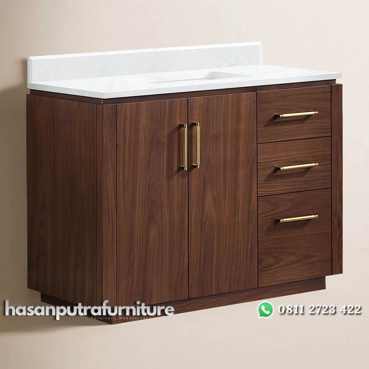 KEVIN Wastafel Cabinet Kayu Jati Desain Minimalis Hasan Putra Furniture Jepara - Indonesia Furniture 2 KEVIN Wastafel Cabinet Kayu Jati Desain Minimalis Hasan Putra Furniture Jepara - Indonesia Furniture - Gambar 2