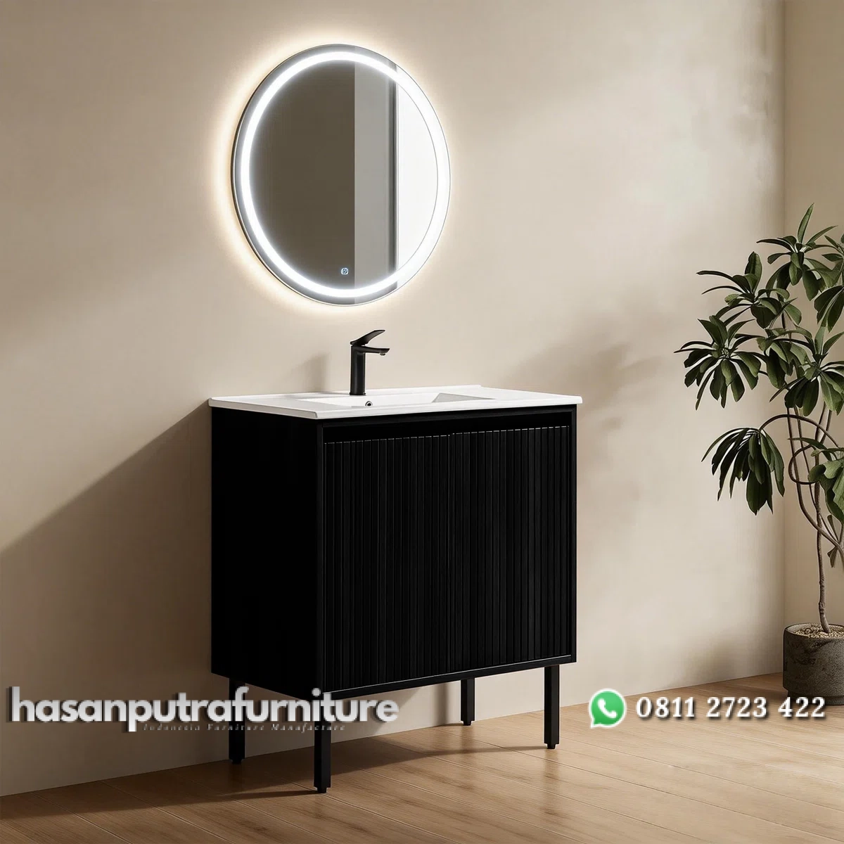 KLEA Wastafel Cabinat Storage Cat Duco Minimalis Modern Hasan Putra Furniture Jepara - Indonesia Furniture 2 KLEA Wastafel Cabinat Storage Cat Duco Minimalis Modern Hasan Putra Furniture Jepara - Indonesia Furniture - Gambar 2