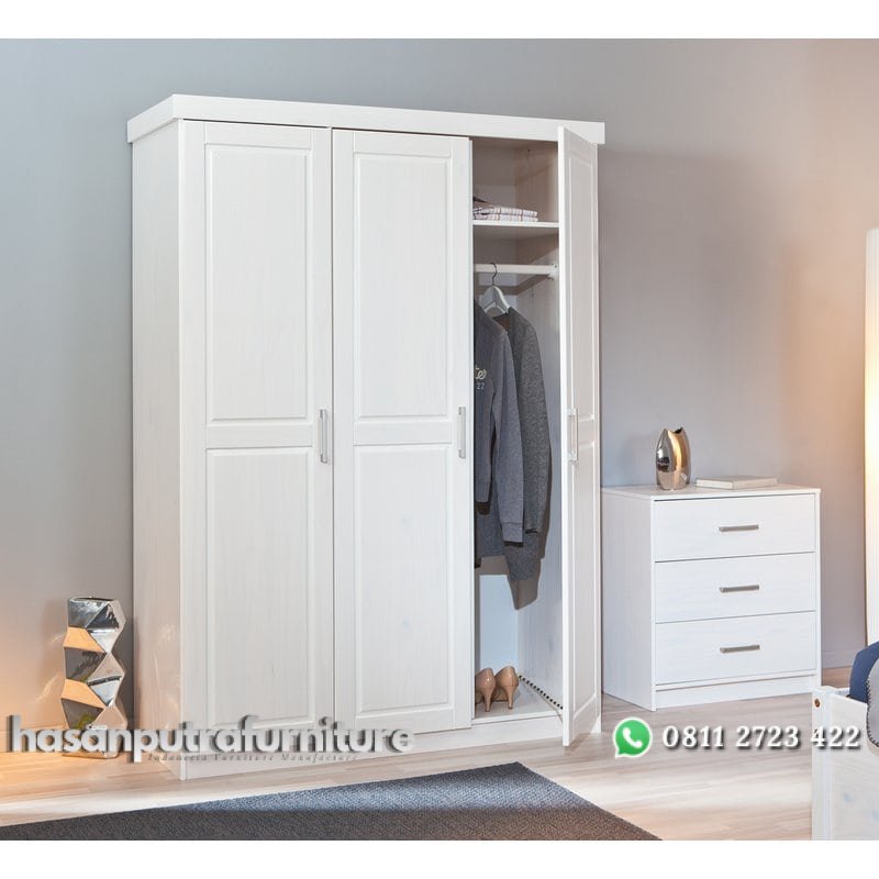 Lemari Pakaian Pintu 3 Minimalis Cat Duco Hasan Putra Furniture Jepara - Indonesia Furniture 2 Lemari Pakaian Pintu 3 Minimalis Cat Duco Hasan Putra Furniture Jepara - Indonesia Furniture - Gambar 2