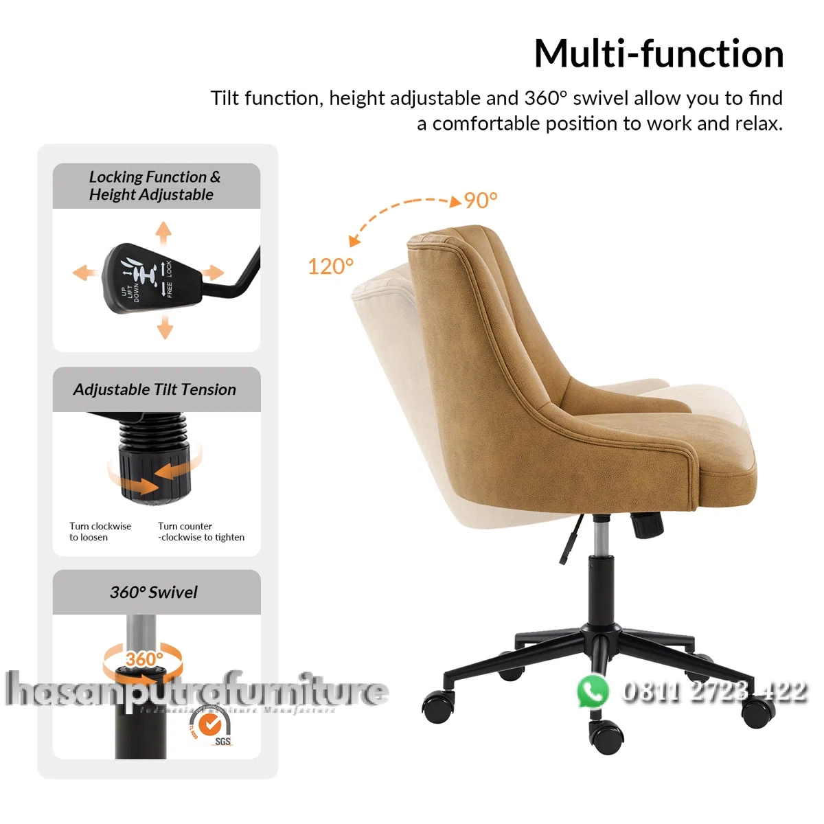 Katherine Kursi Kerja Kantor Minimalis Terbaru Hasan Putra Furniture Jepara - Indonesia Furniture 4 Katherine Kursi Kerja Kantor Minimalis Terbaru Hasan Putra Furniture Jepara - Indonesia Furniture - Gambar 4