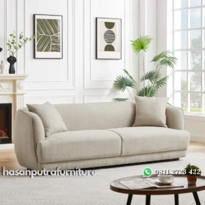 Kelly Sofa Tamu Minimalis Keluarga Model 2 Seater Terbaru Hasan Putra Furniture Jepara - Indonesia Furniture