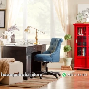 Kursi Kerja Kantor Berkancing Desain Klasik Minimalis Modern Hasan Putra Furniture Jepara - Indonesia Furniture