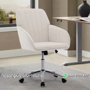 Kursi Kerja Kantor Kain Beludru Desain Minimalis Hasan Putra Furniture Jepara - Indonesia Furniture