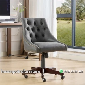 Kursi Kerja Kantor Kain Kulit Sintetis Lembut Minimalis Hasan Putra Furniture Jepara - Indonesia Furniture