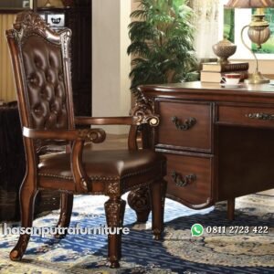 Kursi Kerja Kayu Jati Elegant Hasan Putra Furniture Jepara - Indonesia Furniture