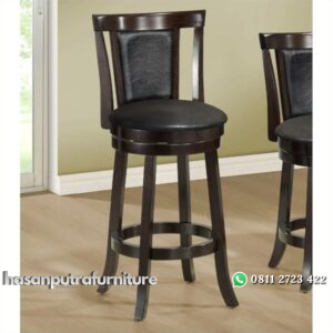 Kursi Makan Bar Jati Hasan Putra Furniture Jepara - Indonesia Furniture