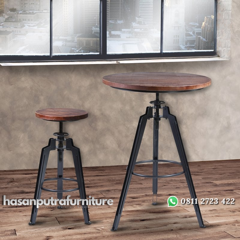 Kursi Makan Bar Industrial Hasan Putra Furniture Jepara - Indonesia Furniture 1 Kursi Makan Bar Industrial Hasan Putra Furniture Jepara - Indonesia Furniture