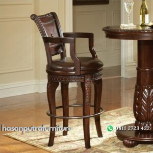 Kursi Makan Bar Modern Hasan Putra Furniture Jepara - Indonesia Furniture