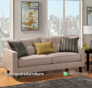 Kursi Sofa Santai 2 Seater Minimalis Hasan Putra Furniture Jepara - Indonesia Furniture