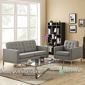 Kursi Tamu Sofa 1 Set Minimalis Hasan Putra Furniture Jepara - Indonesia Furniture