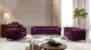 Kursi Tamu Sofa Beludru Hasan Putra Furniture Jepara - Indonesia Furniture