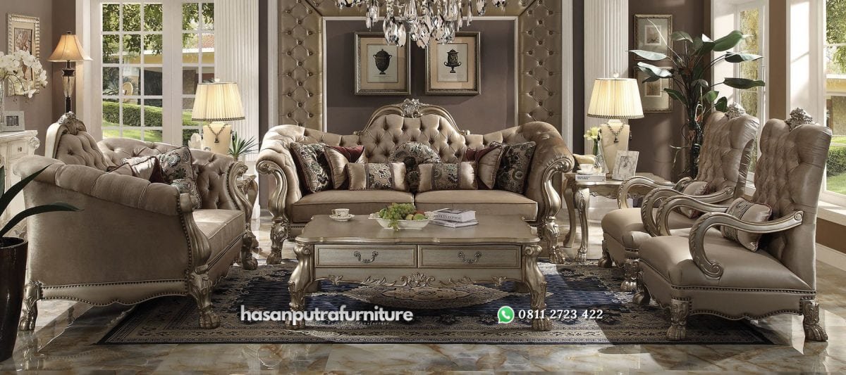 Set Kursi Tamu Sofa Clasic Hasan Putra Furniture Jepara - Indonesia Furniture 4 Set Kursi Tamu Sofa Clasic Hasan Putra Furniture Jepara - Indonesia Furniture - Gambar 4