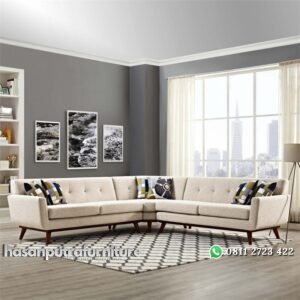 Kursi Tamu Sofa Sudut Retro Hasan Putra Furniture Jepara - Indonesia Furniture