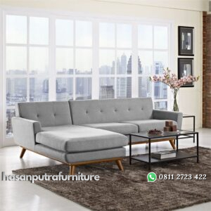 Kursi Tamu Sudut Model Retro Hasan Putra Furniture Jepara - Indonesia Furniture