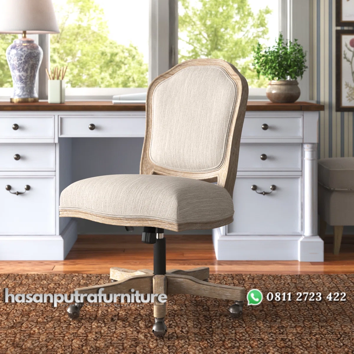 Laurel Kursi Kerja Rustic Kayu Jati Solid Desain Klasik Hasan Putra Furniture Jepara - Indonesia Furniture 1 Laurel Kursi Kerja Rustic Kayu Jati Solid Desain Klasik Hasan Putra Furniture Jepara - Indonesia Furniture
