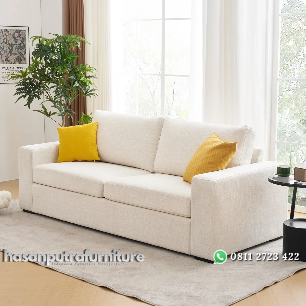Laurice Sofa Tamu 2 Seater Minimalis Modern Kekinian Hasan Putra Furniture Jepara - Indonesia Furniture 1 Laurice Sofa Tamu 2 Seater Minimalis Modern Kekinian Hasan Putra Furniture Jepara - Indonesia Furniture