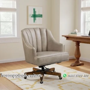 Lawhon Kursi Kerja Kantor Terbaru Desain Minimalis Modern Hasan Putra Furniture Jepara - Indonesia Furniture