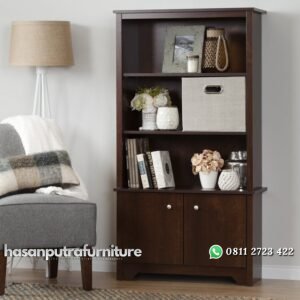 Lemari Buku Kayu Jati Jepara Hasan Putra Furniture Jepara - Indonesia Furniture