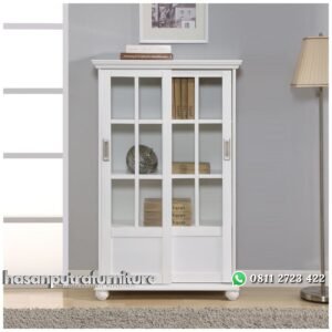 Lemari Buku Pajangan Minimalis Hasan Putra Furniture Jepara - Indonesia Furniture