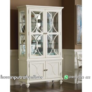 Lemari Dapur Duco Putih Minimalis Modern Hasan Putra Furniture Jepara - Indonesia Furniture