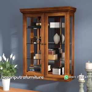 Lemari Dapur Gantung Jati Minimalis Hasan Putra Furniture Jepara - Indonesia Furniture