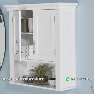 Lemari Dapur Gantung Warna Putih Hasan Putra Furniture Jepara - Indonesia Furniture