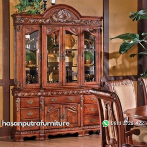 Lemari Dapur Ukir Jepara Hasan Putra Furniture Jepara - Indonesia Furniture