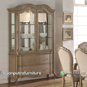 Lemari Hias Dapur Antiq Jati Modern Hasan Putra Furniture Jepara - Indonesia Furniture