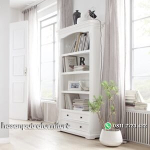 Lemari Kabinet Buku Cat Docu Minimalis Hasan Putra Furniture Jepara - Indonesia Furniture