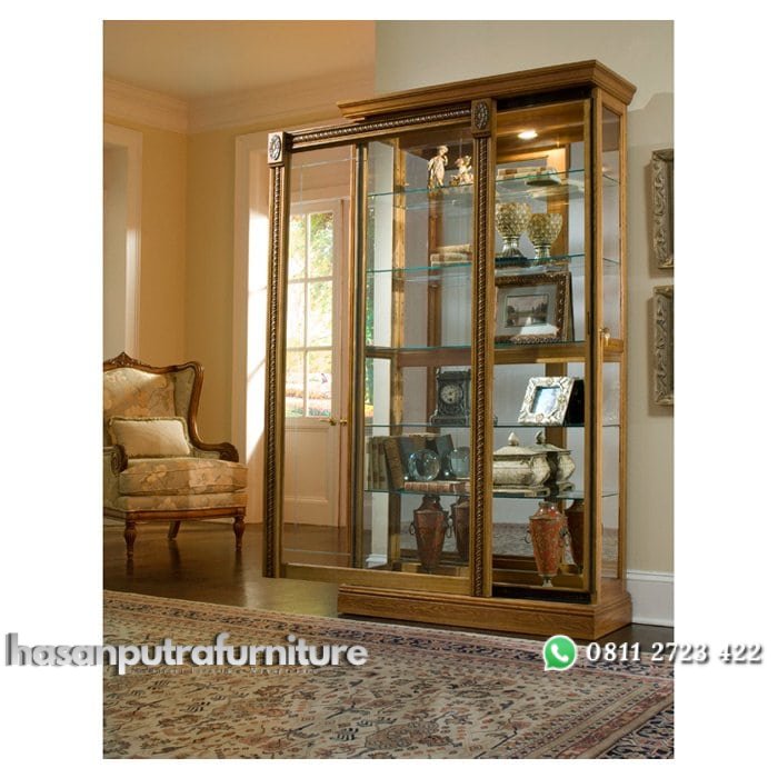 Lemari Pajangan Kaca Hasan Putra Furniture Jepara - Indonesia Furniture 2 Lemari Pajangan Kaca Hasan Putra Furniture Jepara - Indonesia Furniture - Gambar 2