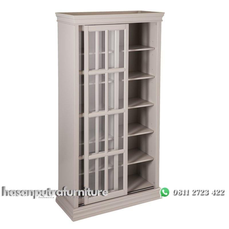 Lemari Pajangan Kaca Pintu Sliding Hasan Putra Furniture Jepara - Indonesia Furniture 2 Lemari Pajangan Kaca Pintu Sliding Hasan Putra Furniture Jepara - Indonesia Furniture - Gambar 2