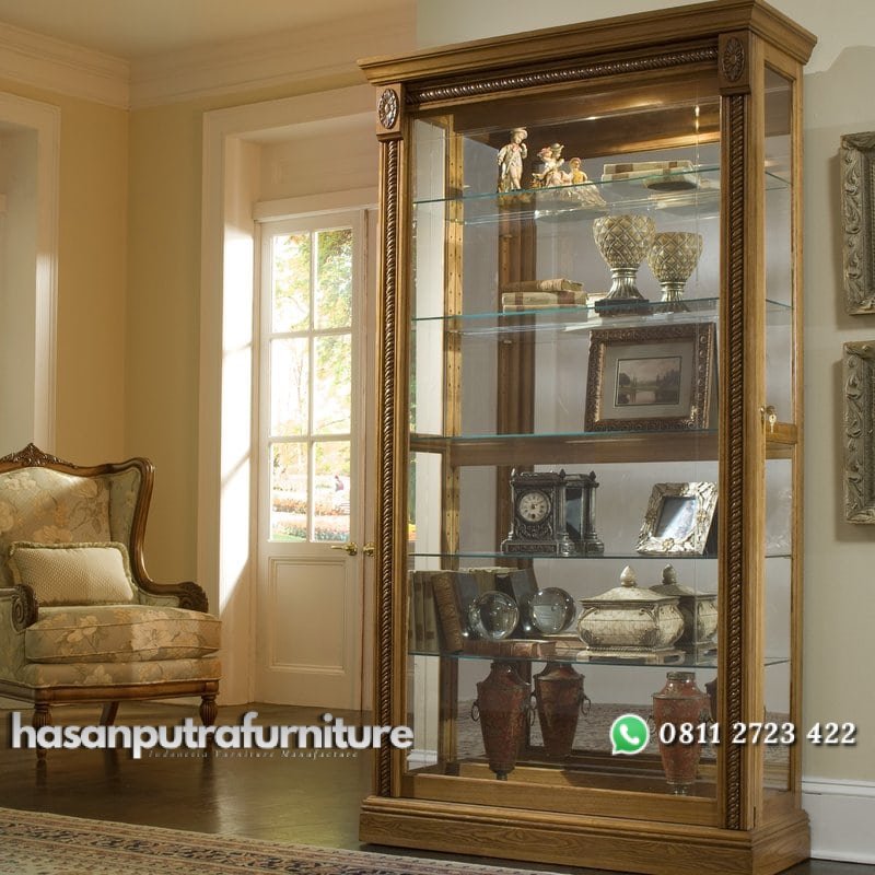 Lemari Pajangan Kaca Hasan Putra Furniture Jepara - Indonesia Furniture 1 Lemari Pajangan Kaca Hasan Putra Furniture Jepara - Indonesia Furniture