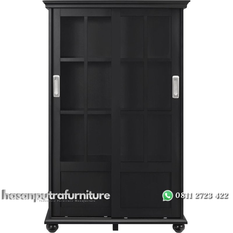 Lemari Pajangan Sliding Jati Minimalis Hasan Putra Furniture Jepara - Indonesia Furniture 2 Lemari Pajangan Sliding Jati Minimalis Hasan Putra Furniture Jepara - Indonesia Furniture - Gambar 2
