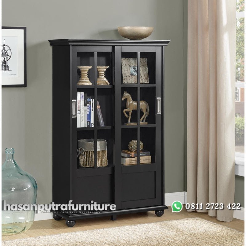 Lemari Pajangan Sliding Jati Minimalis Hasan Putra Furniture Jepara - Indonesia Furniture 1 Lemari Pajangan Sliding Jati Minimalis Hasan Putra Furniture Jepara - Indonesia Furniture